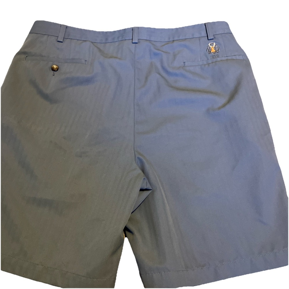 Donald Ross Shorts Mens 38 Blue Golf Shorts Hartford Golf Club Light Stripes - Picture 8 of 9
